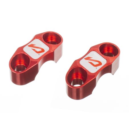 Torretas de manillar MOST 22 mm aluminio rojo CNC