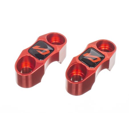 Torretas de manillar MOST 22 mm aluminio rojo CNC