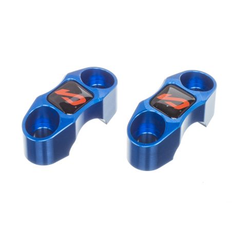 Pontets guidon Most 22mm bleu