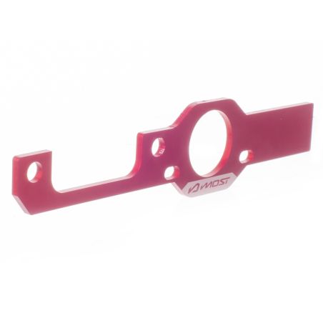 Platine de déport compteur avec support thermomètre Most rouge