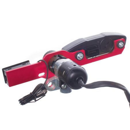 Platine de déport compteur avec support thermomètre Most rouge