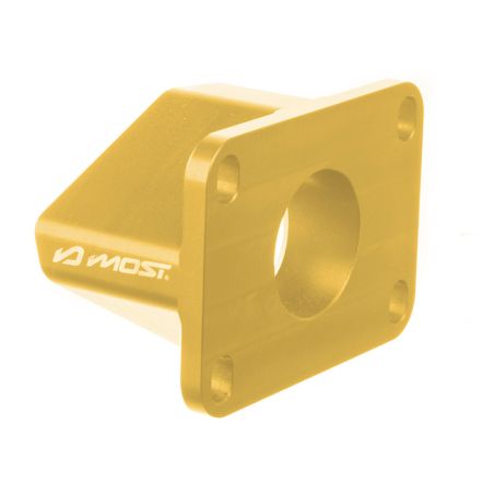 Tubo de admisión aluminio oro Most 36-40 mm PWK para motores AM6 y Derbi