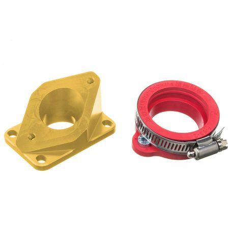 Tubo de admisión de aluminio Most 36-40 mm PWK para AM6 y Derbi – Oro