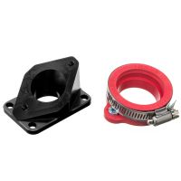 Pipe d'admission aluminium Most 36 à 40mm PWK noire AM6 et Derbi