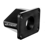 Pipe d'admission aluminium Most 36 à 40mm PWK noire AM6 et Derbi