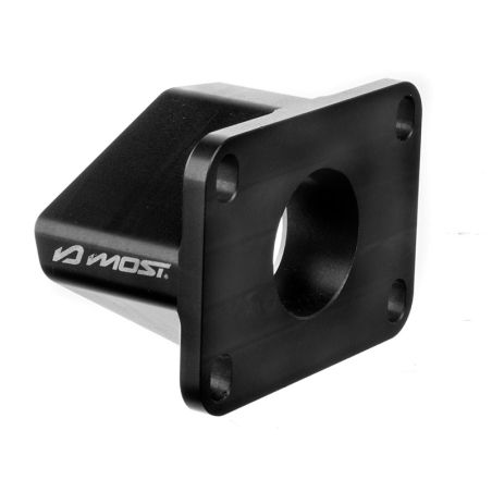 Pipe d'admission aluminium Most 36 à 40mm PWK noire AM6 et Derbi