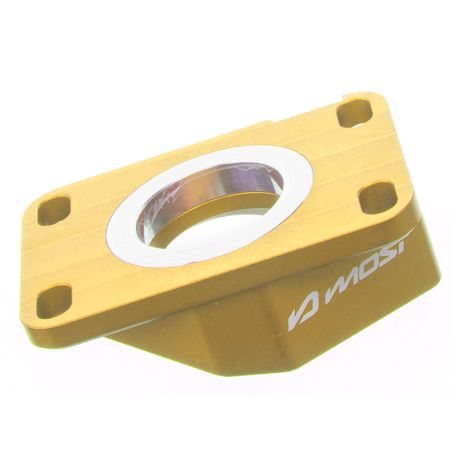 Pipe d'admission aluminium MOST 30 à 34 mm PWK or AM6 et Derbi