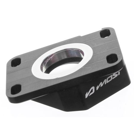 Pipe d'admission aluminium MOST 30 à 34 mm PWK noir AM6 et Derbi