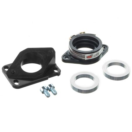 Tubo de admisión aluminio MOST 30‑34 mm PWK Negro AM6 / Derbi