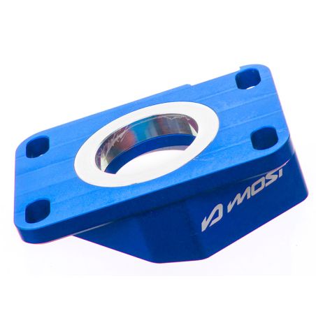 Tubo de admisión aluminio MOST 30‑34 mm PWK – Azul – AM6 / Derbi