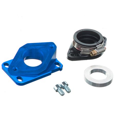 Tobera de admisión MOST azul 19-28 mm PWK AM6 Derbi