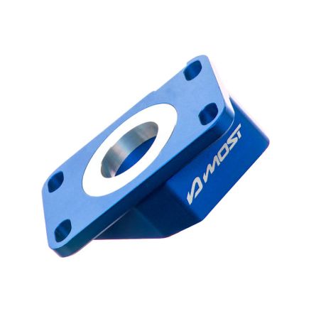 Pipe d'admission Aluminium Most 12 à 21mm bleu AM6 et Derbi