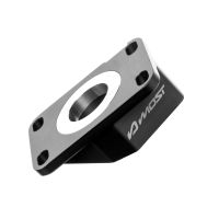 Pipe d'admission aluminium Most 12 à 21 mm noire AM6 et Derbi