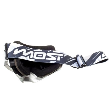 Gafas motocross Most MX Grey iridium cromada
