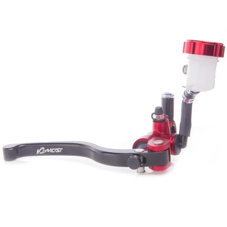 Bomba de freno radial MOST roja maneta negra
