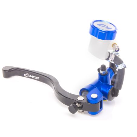 Bomba de freno radial MOST azul maneta negra