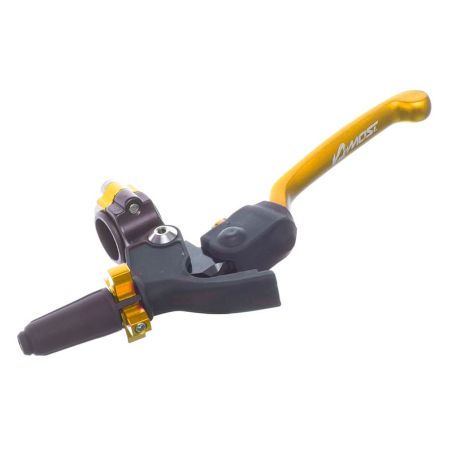 Palanca de embrague ajustable y plegable MOST Racing aluminio oro