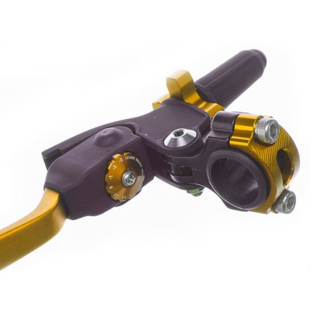 Palanca de embrague ajustable y plegable MOST Racing aluminio oro