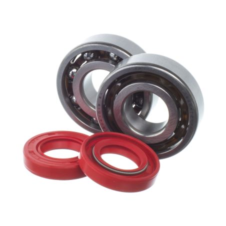 Kit rodamientos cigüeñal MOST 6204 C4 con retenes Viton rojos Derbi