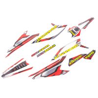 Kit decoración Most Beta RR a partir de 2021 – Cromado mate Rojo/Gris/Amarillo