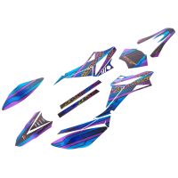 Kit déco Most chromé mat Beta RR 2012 à 2020 Violet bleu