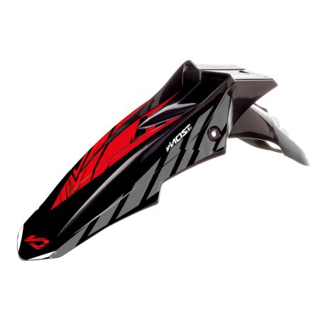 Kit de decoración guardabarros delantero Acerbis Evo Most - Rojo