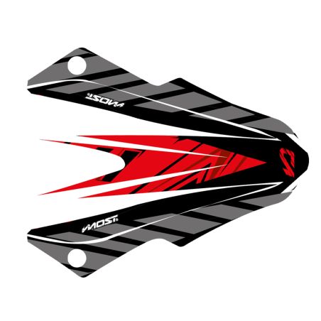 Kit déco garde-boue Acerbis Evo Most - Rouge