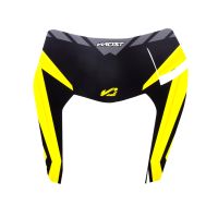 Kit déco plaque phare Most KTM jaune– Vue frontale