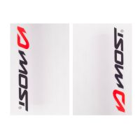 Kit autocollant de protection de fourche Most Racing rouge transparent