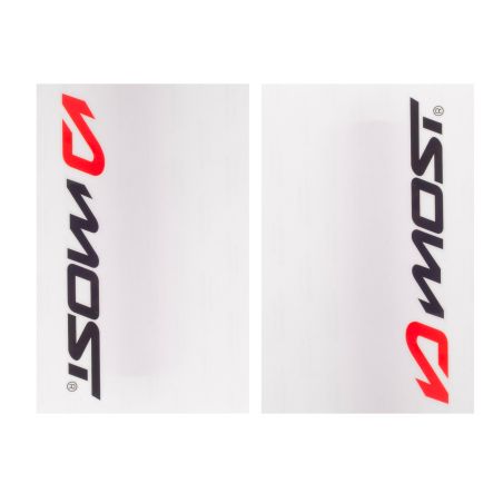 Kit autocollant de protection de fourche Most Racing rouge transparent