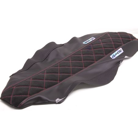 Funda de asiento Most Evo negra costuras rojas Sherco 50 2014 2025