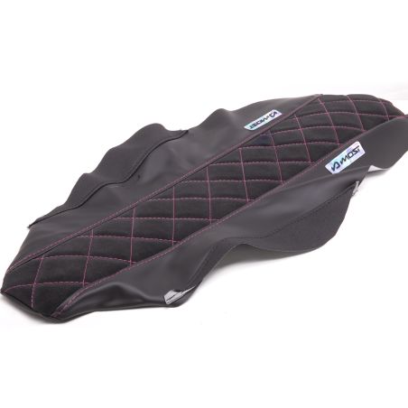 Funda de asiento Most Evo negra costuras rosas Sherco 50 2014 2025