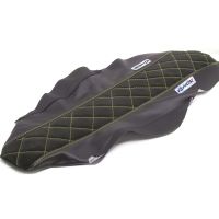 Funda de asiento Most Evo negra costuras amarillas Sherco 50 2014 2025