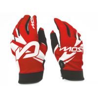 Guantes Most Summer Fit Rojo y Blanco tipo cross XL