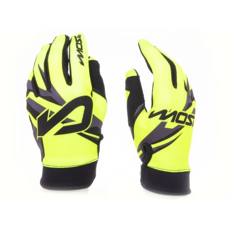 Guantes Most Summer Fit Amarillo Fluorescente y Negro – Tipo Cross