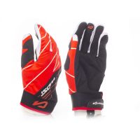 Guante cross Most Racing rojo talla M con palma Nubuck y tejido Skinfit