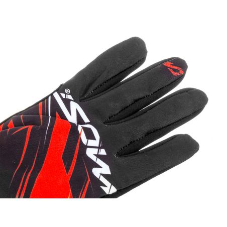 Gant cross Most noir et rouge S