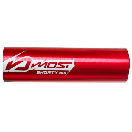 Cartucho silenciador Most Shorty rojo 205mm Ø60mm