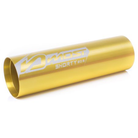 Cartucho de silenciador Most Shorty dorado Ø60mm 205mm