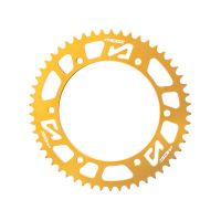 Corona MOST Crown 420 53 dientes Fantic 50cc oro anodizado