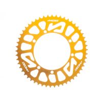 Corona MOST Crown 428 53 dientes Sherco 50cc oro anodizado 6 tornillos