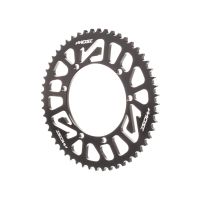 Corona MOST Crown 428 – 53 dientes Sherco 50cc negro anodizado (6 tornillos)