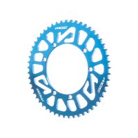 Corona MOST Crown 428 – 53 dientes Sherco 50cc azul anodizado (6 tornillos)