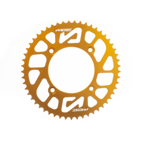 Corona MOST Crown 428 53 dientes Beta RR 50cc dorado anodizado