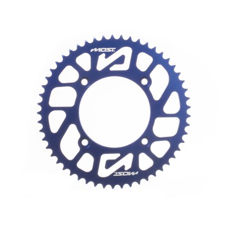 Corona MOST Crown 420 53 dientes Beta RR 50cc azul anodizado