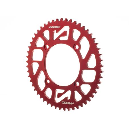 Corona MOST Crown 420 – 53 dientes Beta RR 50cc rojo anodizado