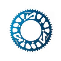 Corona MOST Crown 420 53 dientes Rieju MRT / DT y Derbi Senda azul anodizado