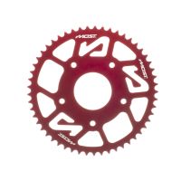 Corona MOST Crown 420 53 dientes Peugeot XPS XR7 rojo anodizado