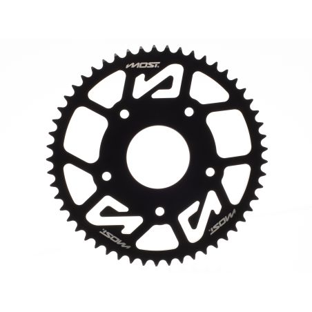 Corona MOST Crown 420 53 dientes Peugeot XPS XR7 negro anodizado