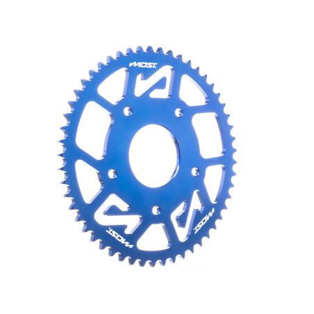 Corona MOST Crown 420 – 53 dientes Peugeot XPS y XR7 azul anodizado